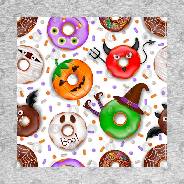 Halloween Donuts by igzine